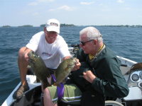 Two men fishing